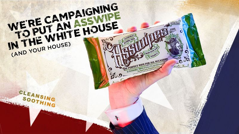 Asswipes campaign graphic
